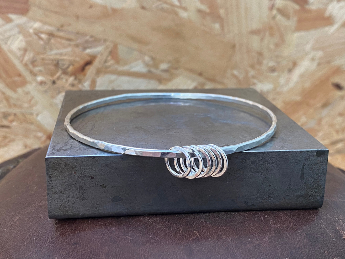 Milestone birthday bangle - 18th 21st 30th 40th 50th 60th 70th 80th NM47