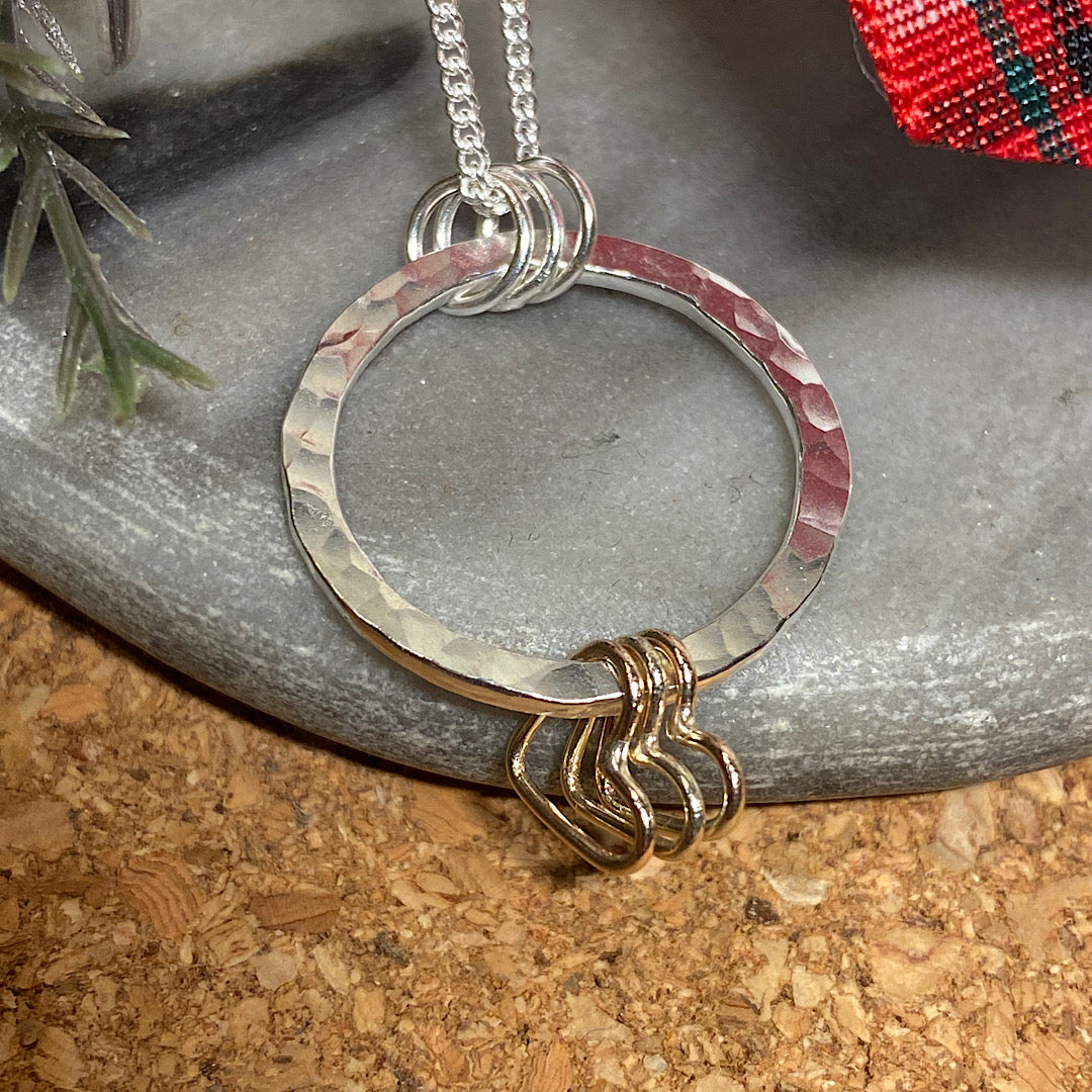 Three Hearts Necklace NM47