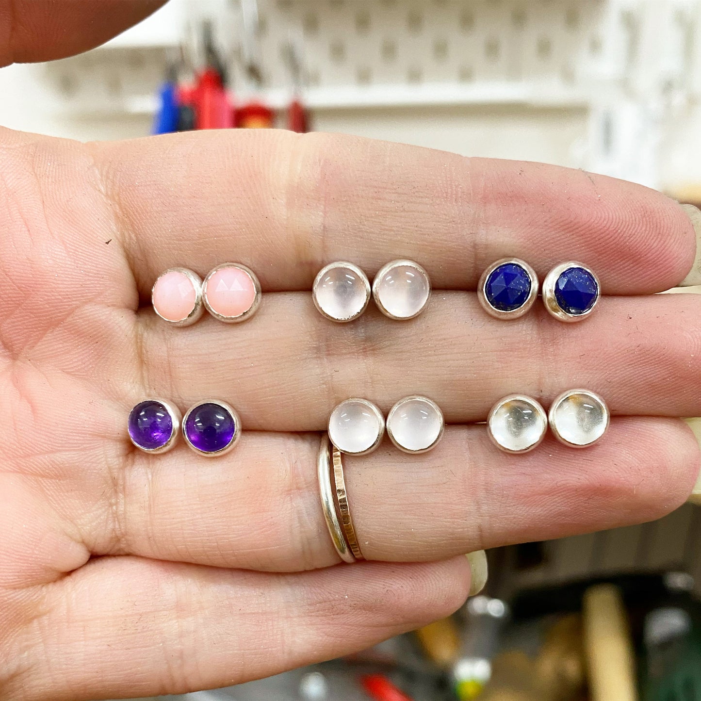 Lapis Lazuli studs NM47