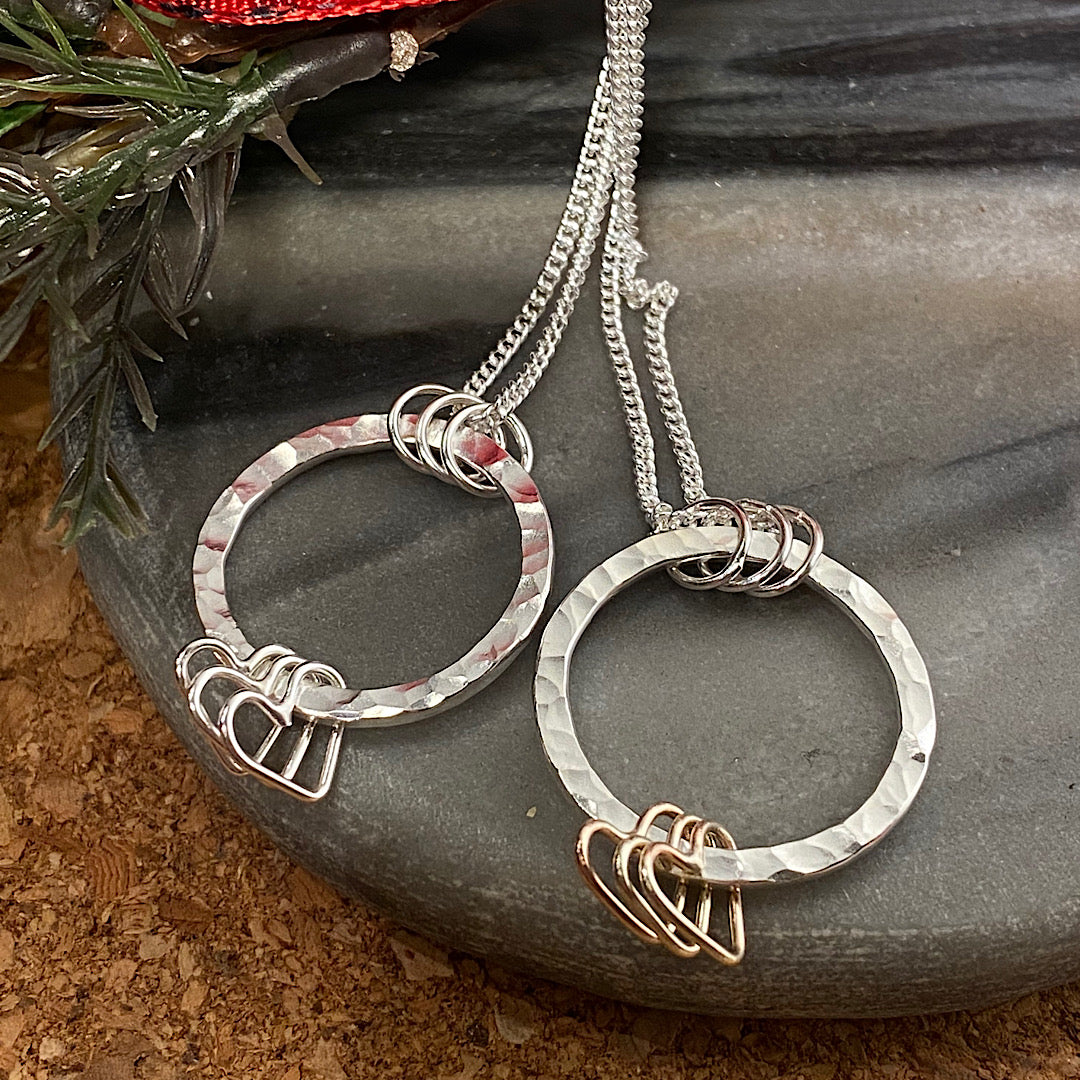Three Hearts Necklace NM47