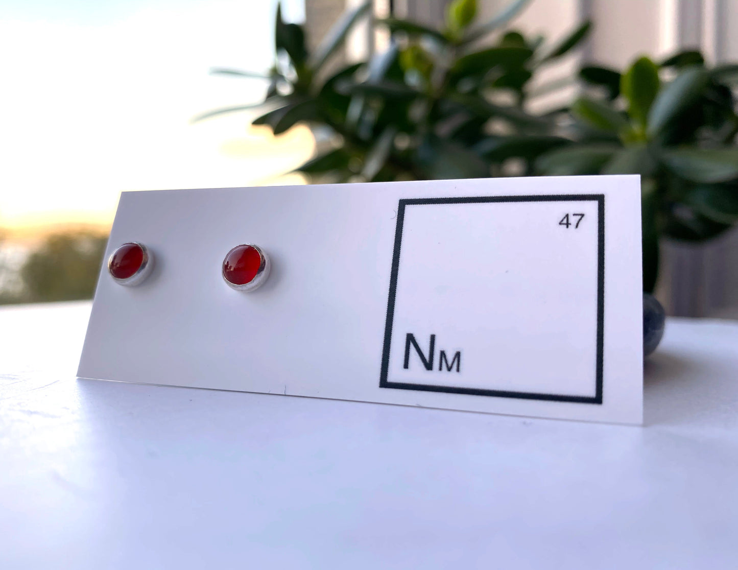 Carnelian Studs NM47