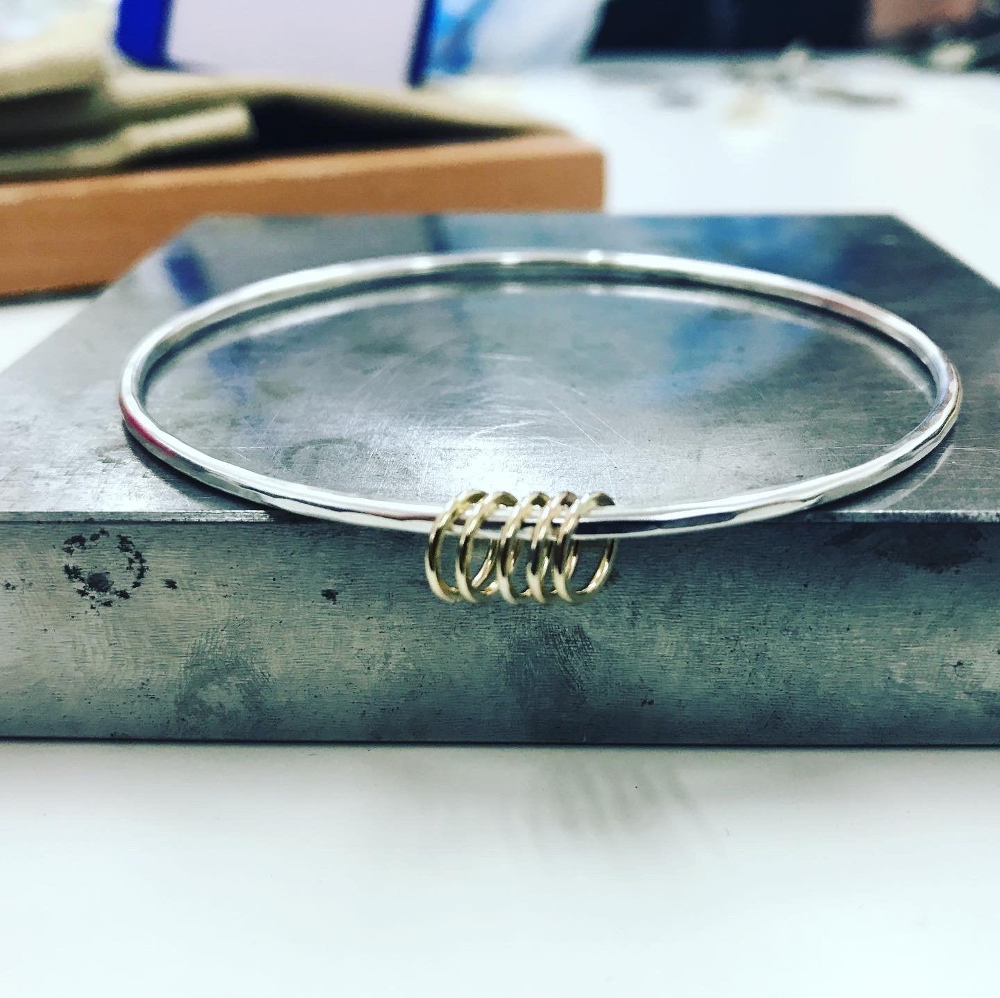 Milestone birthday bangle - 18th 21st 30th 40th 50th 60th 70th 80th NM47