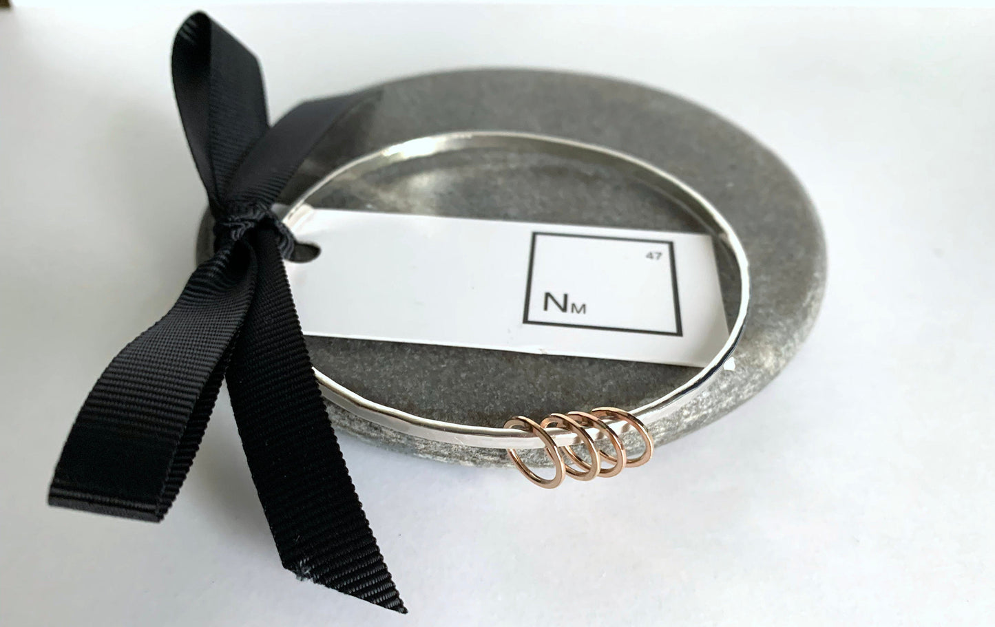 Milestone birthday bangle - 18th 21st 30th 40th 50th 60th 70th 80th NM47