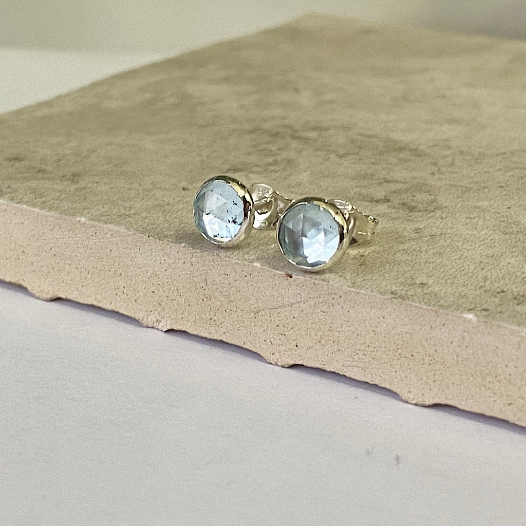 Sky Blue Topaz Studs NM47