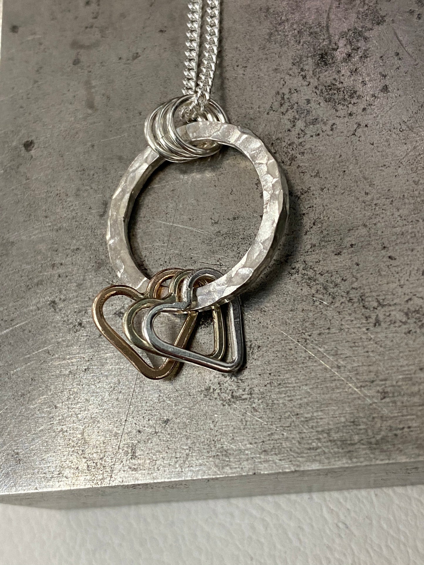 Three Hearts Necklace NM47