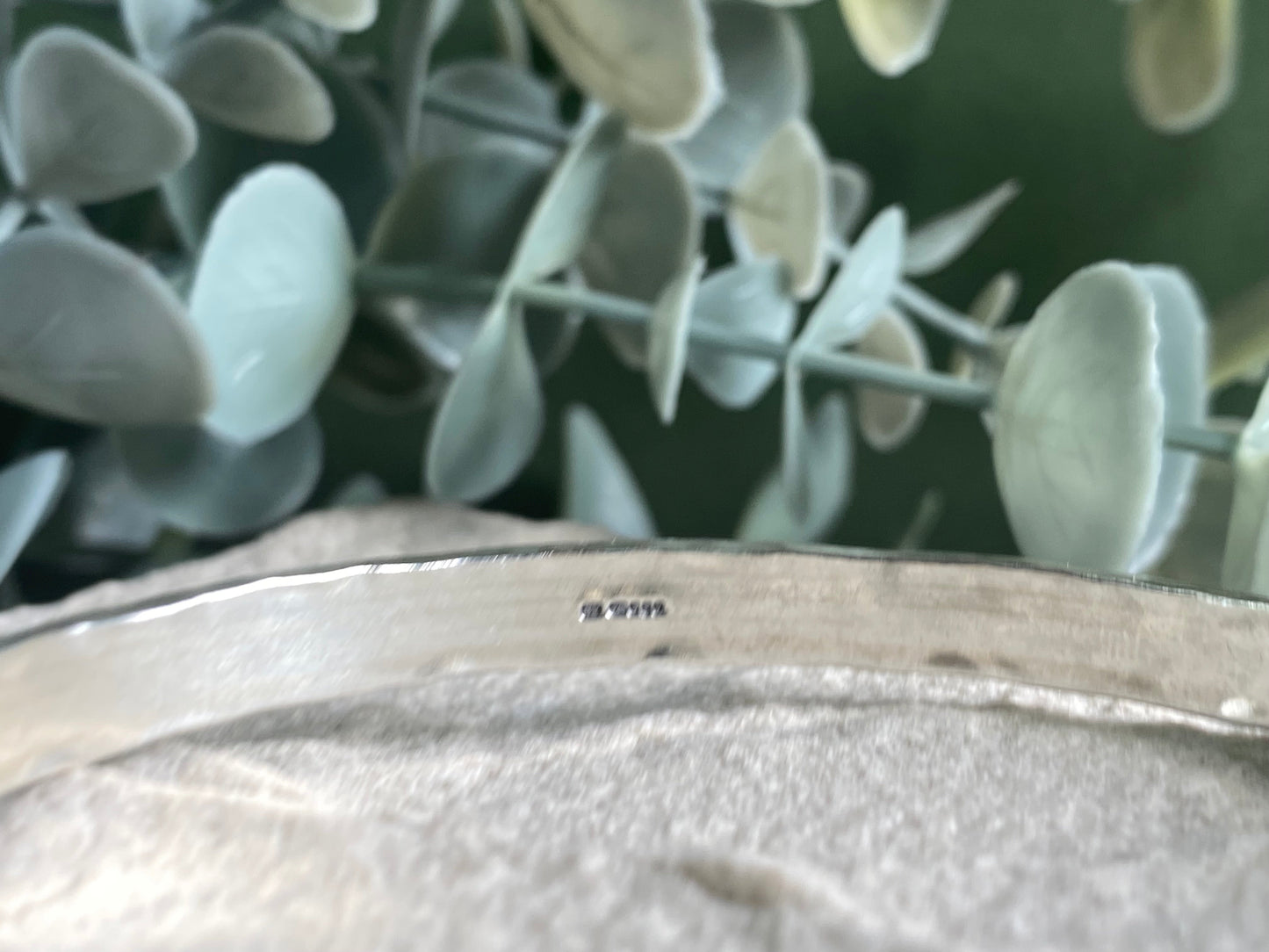 Solid silver cuff NM47