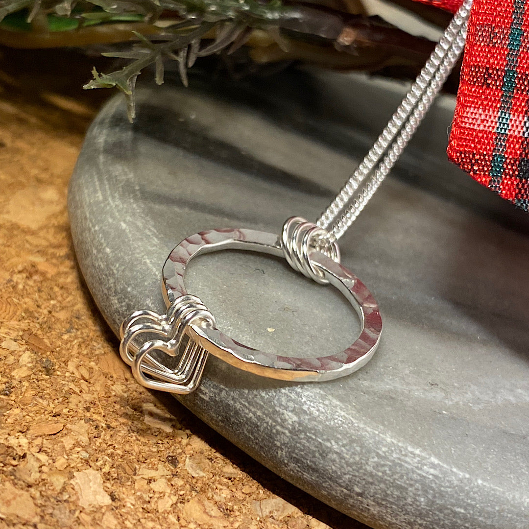 Three Hearts Necklace NM47