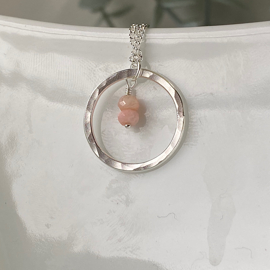Pink Opal Necklace NM47