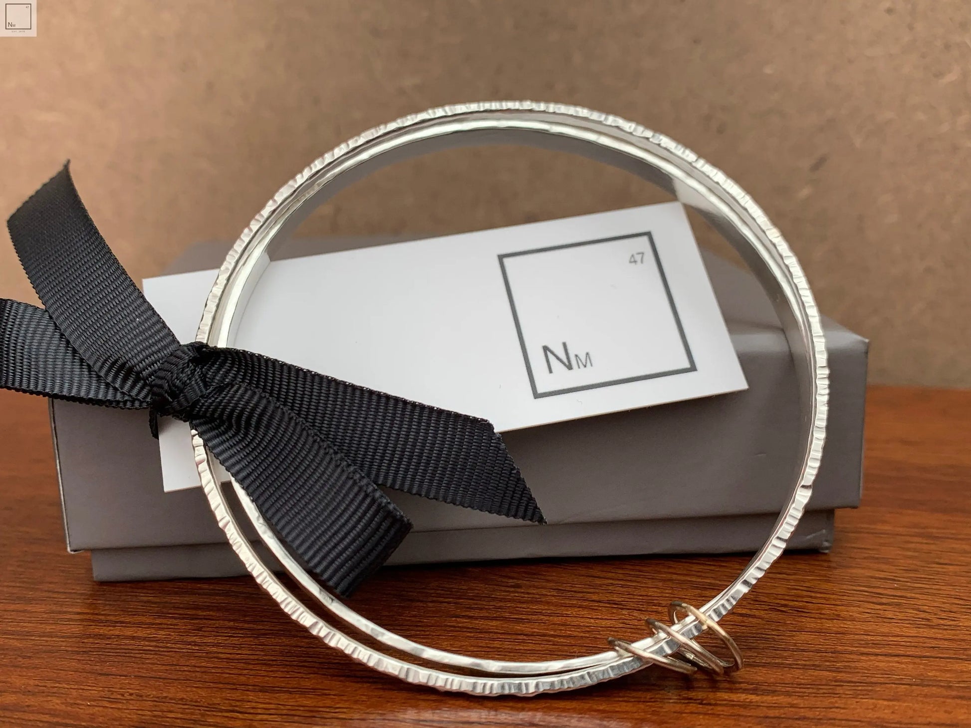 Made to Order - Double bangle with yellow gold hoops NM47