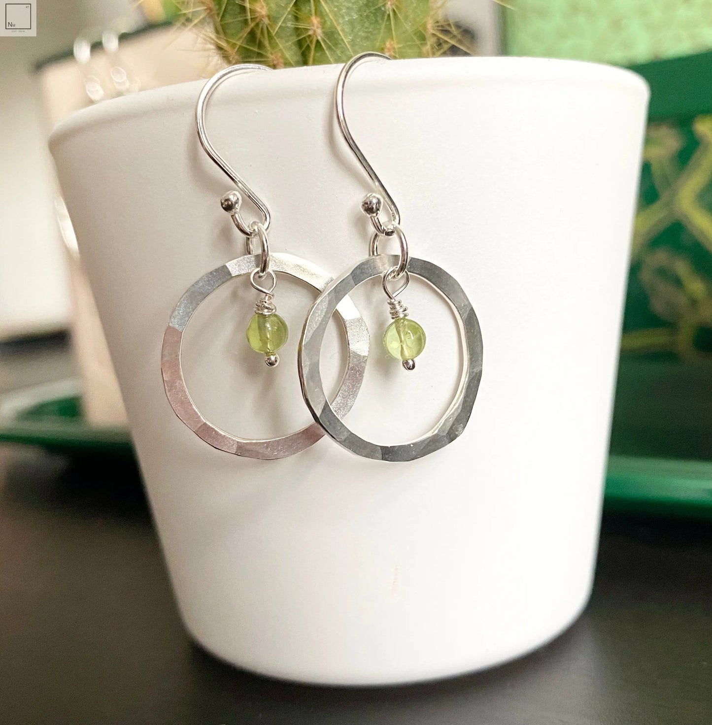 Peridot Drop Earrings NM47