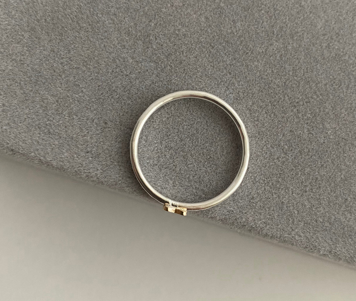 Gold heart ring