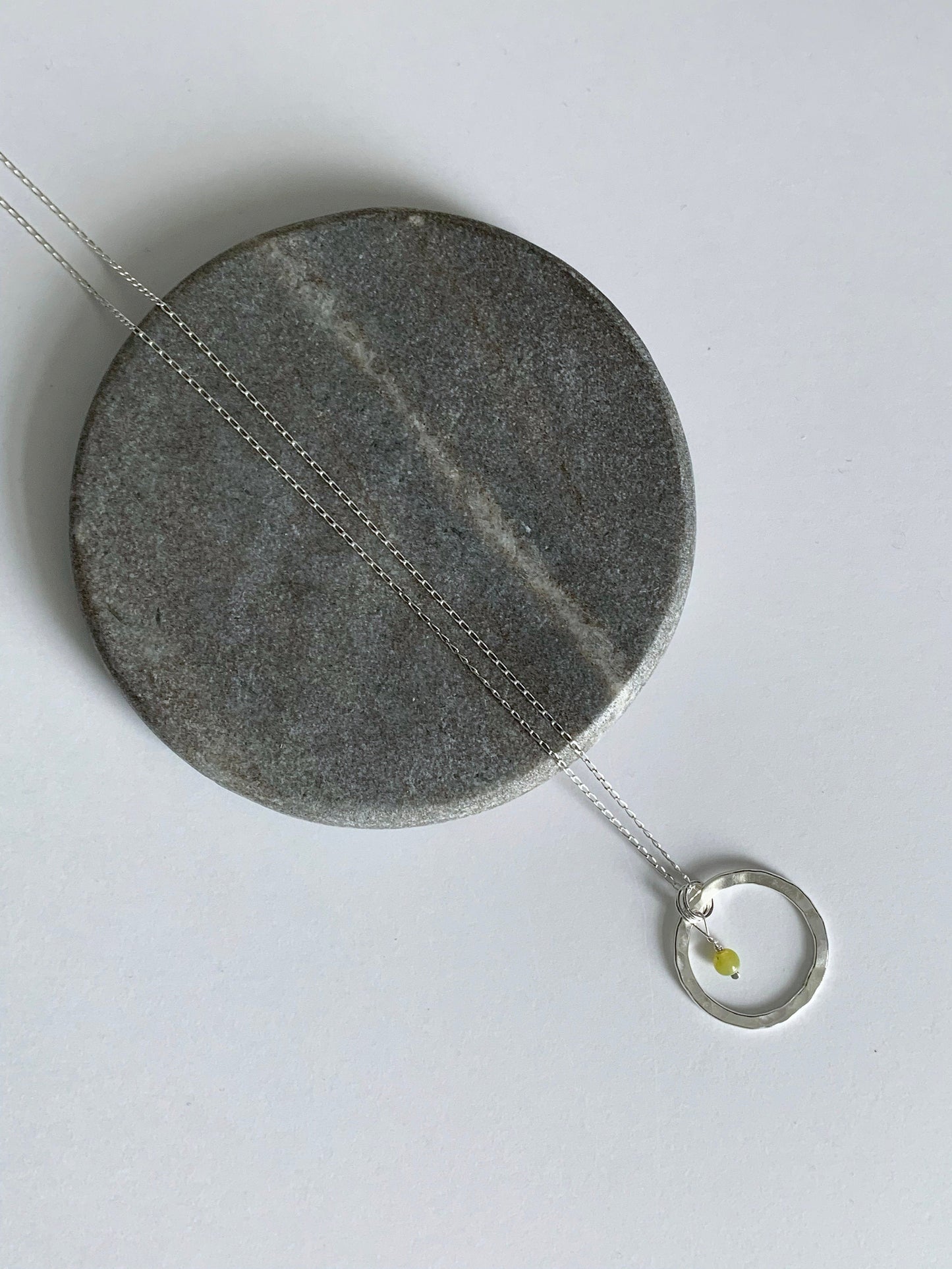 Lemon jasper necklace