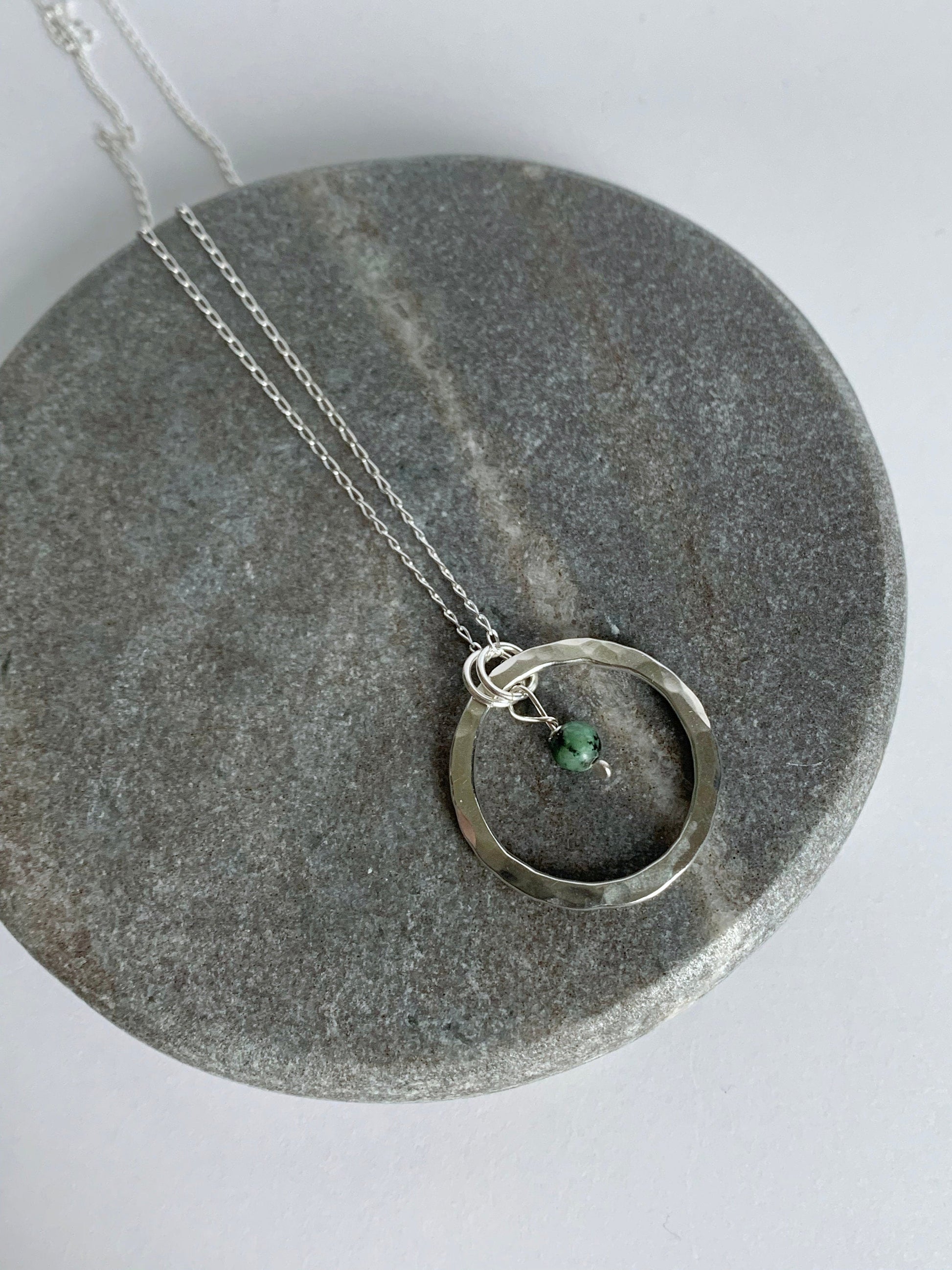 African turquoise jasper necklace NM47