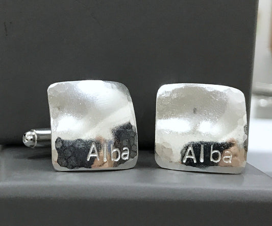 Alba Cufflinks in Sterling silver