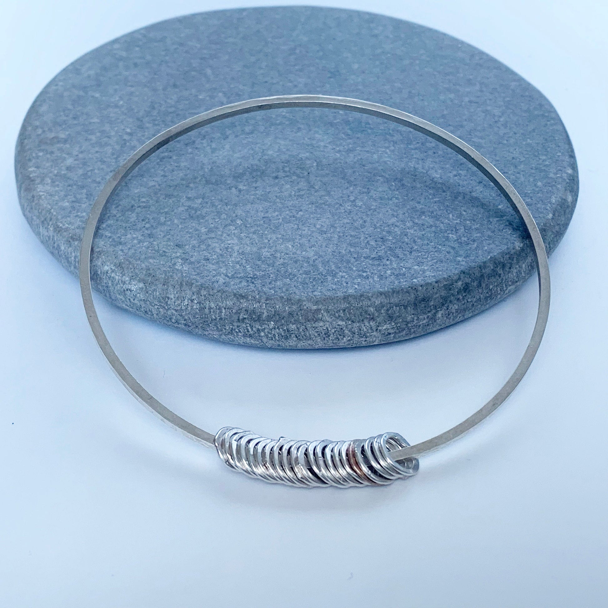 Milestone birthday bangle - 18th 21st 30th 40th 50th 60th 70th 80th NM47
