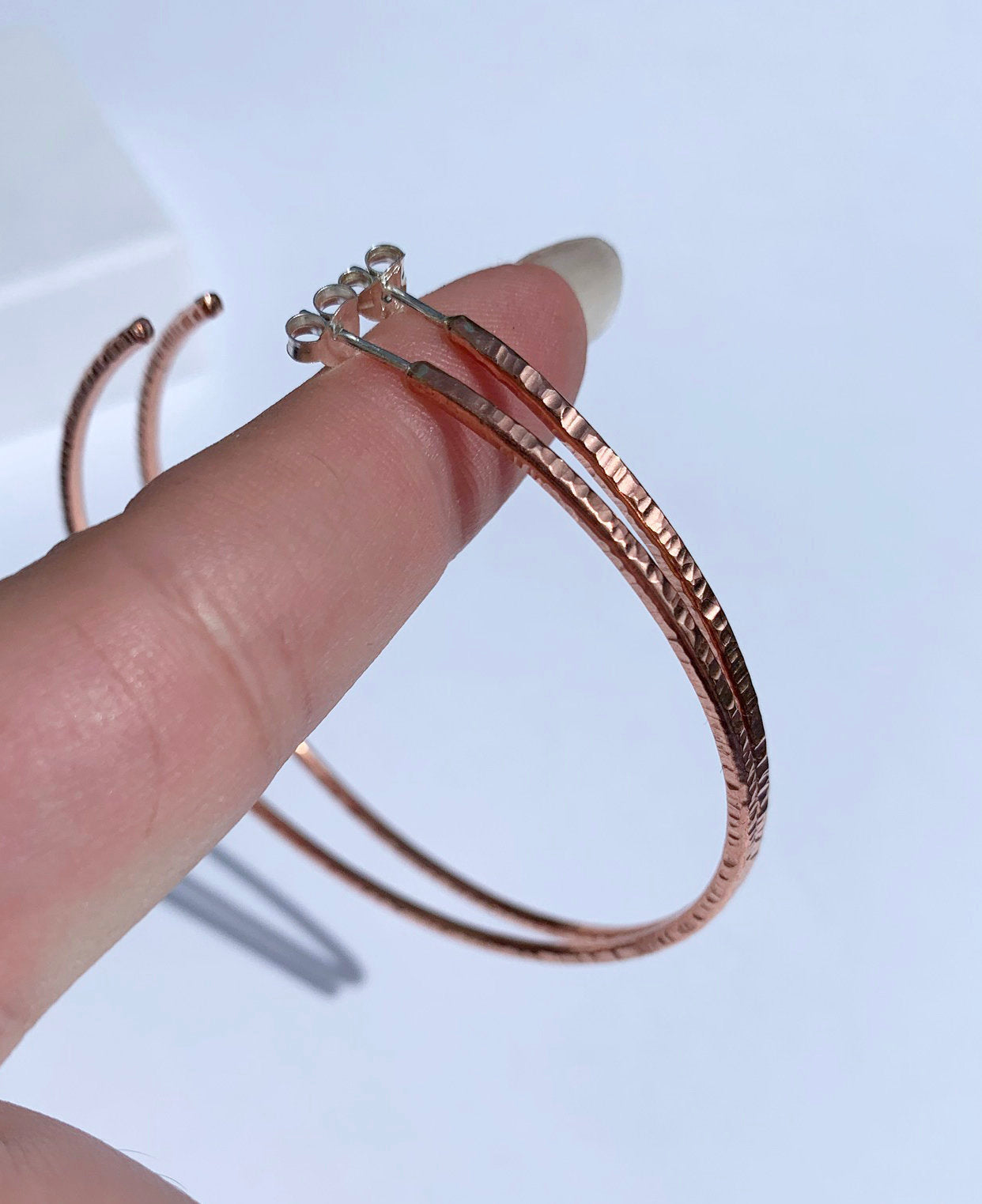 Xl Copper hoops