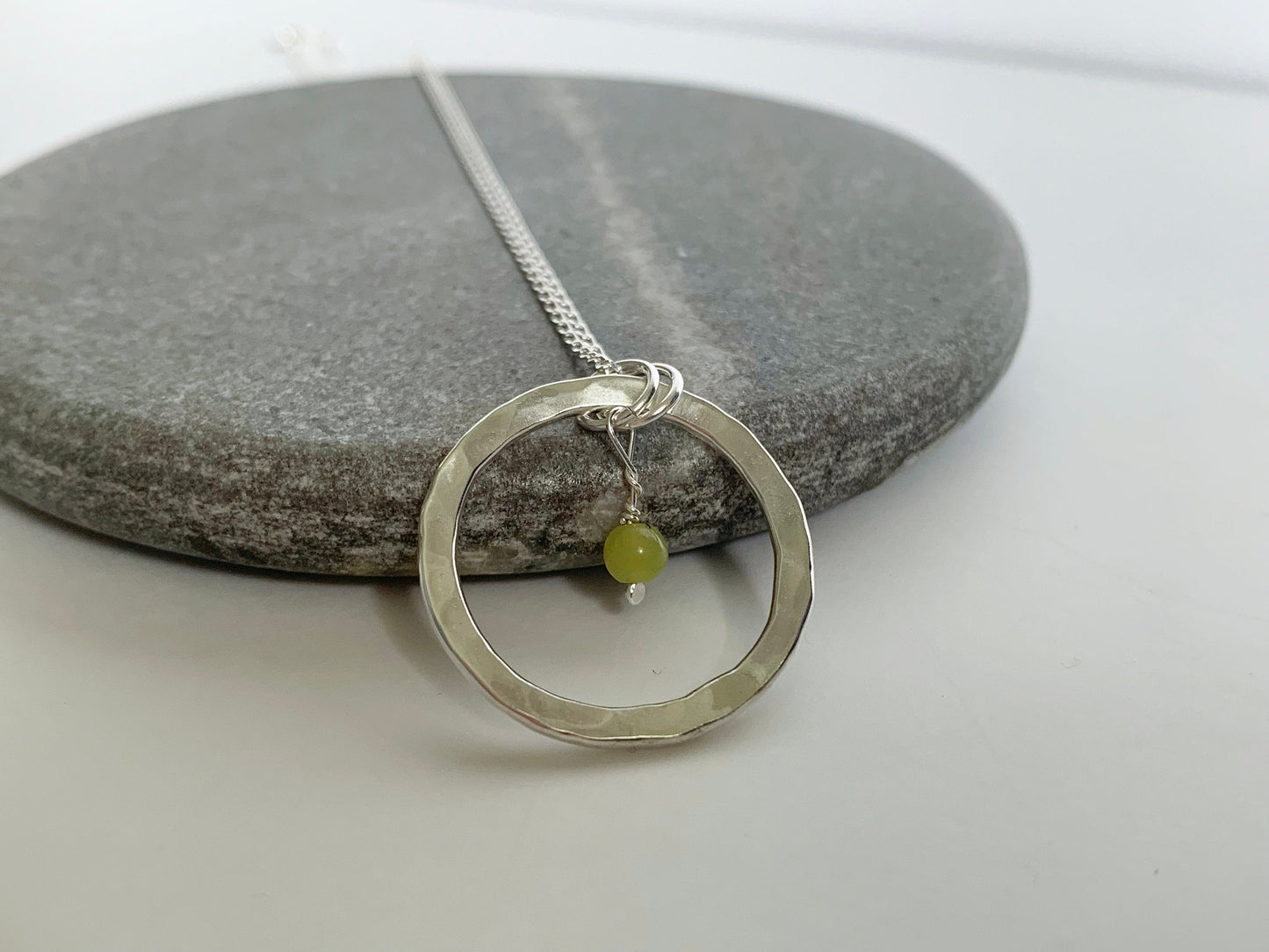 Lemon jasper necklace