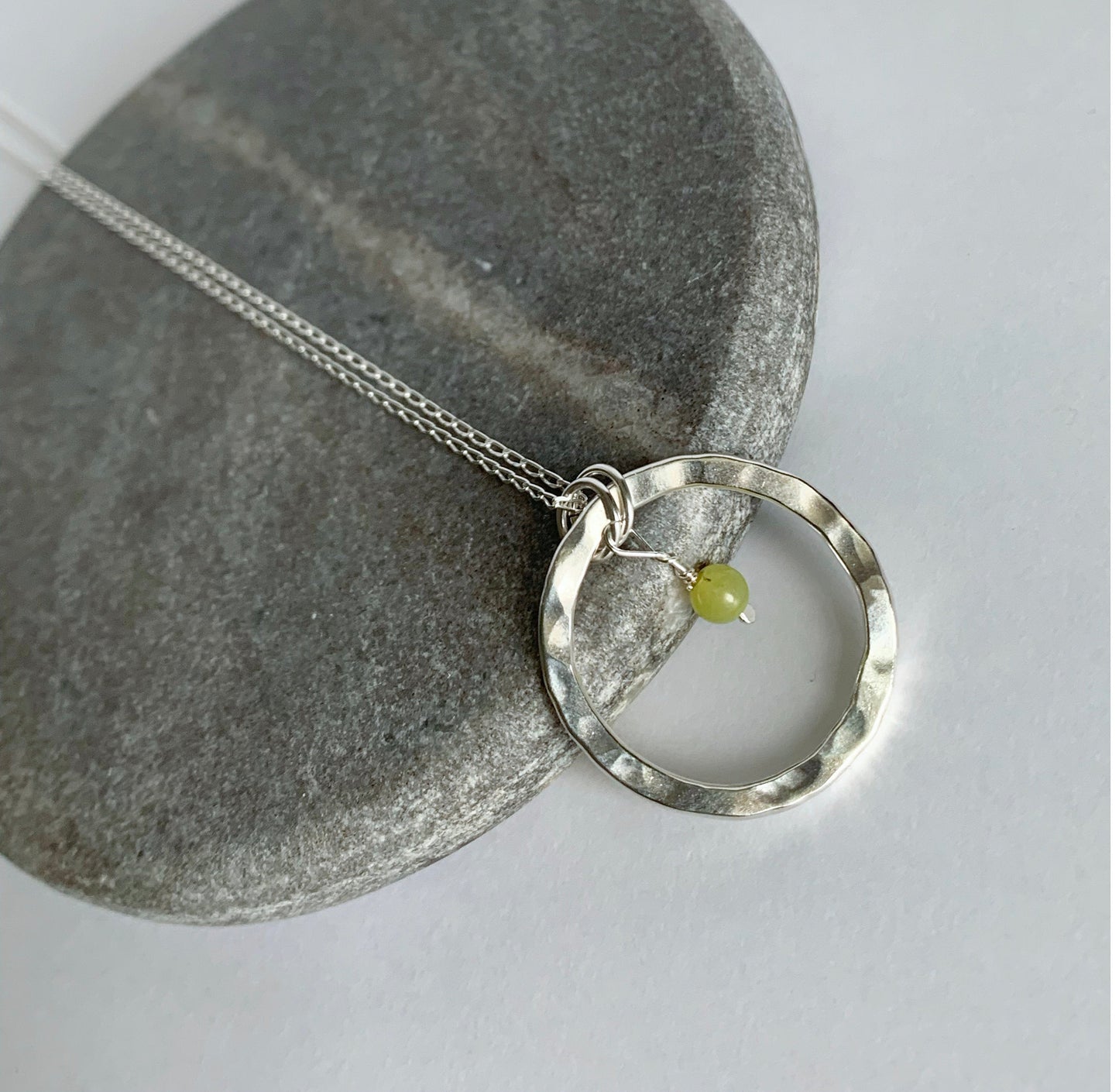 Lemon jasper necklace