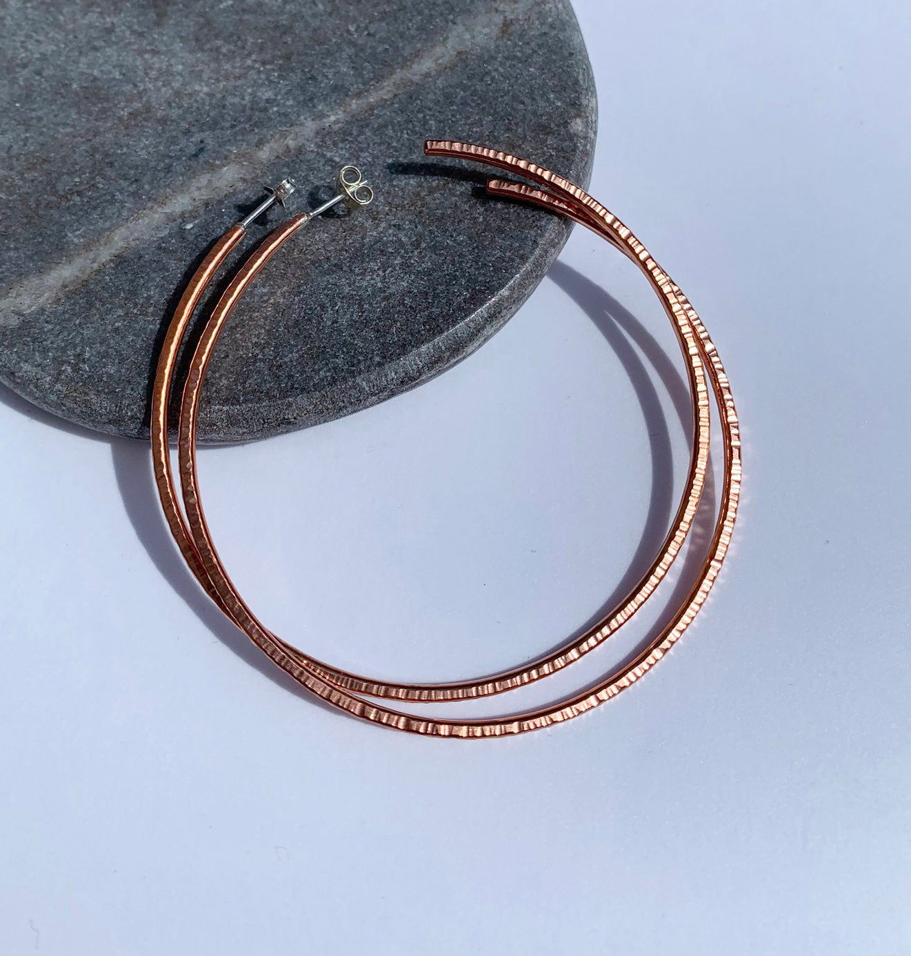 Xl Copper hoops