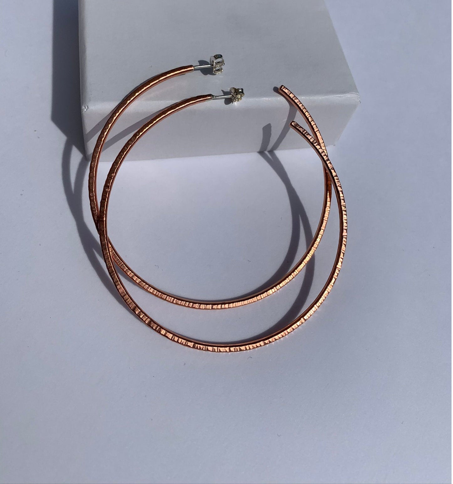 Xl Copper hoops