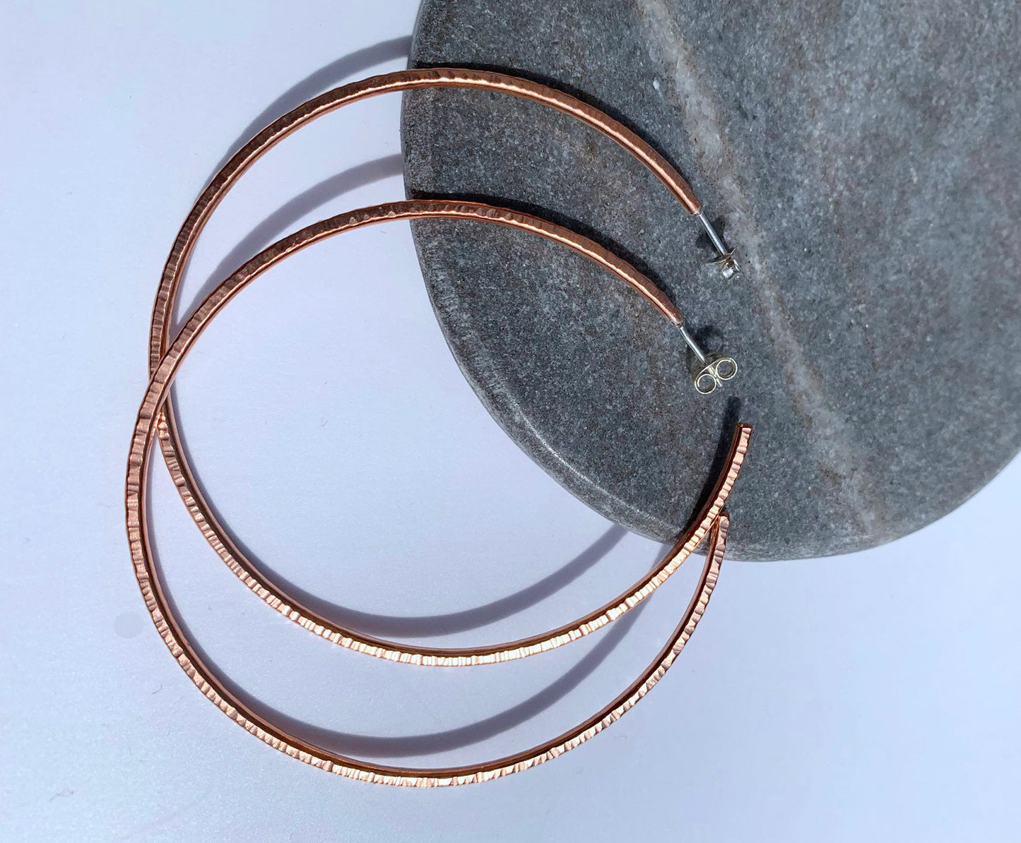 Xl Copper hoops