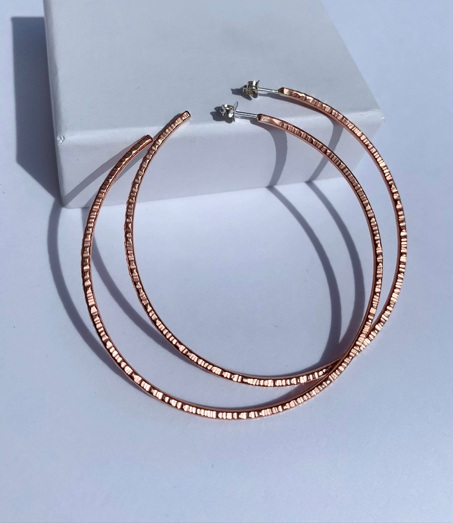 Xl Copper hoops
