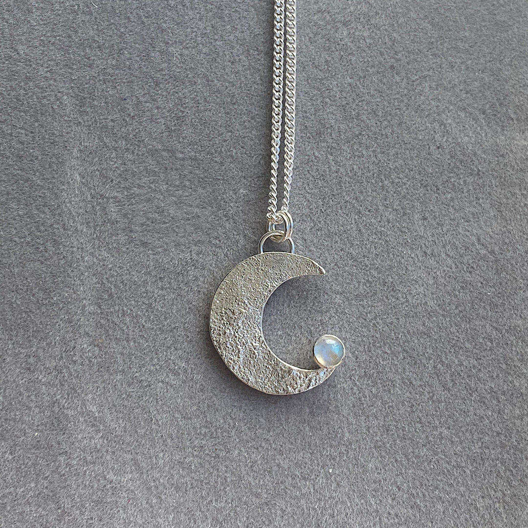 Luna Man on the Moon Necklace NM47