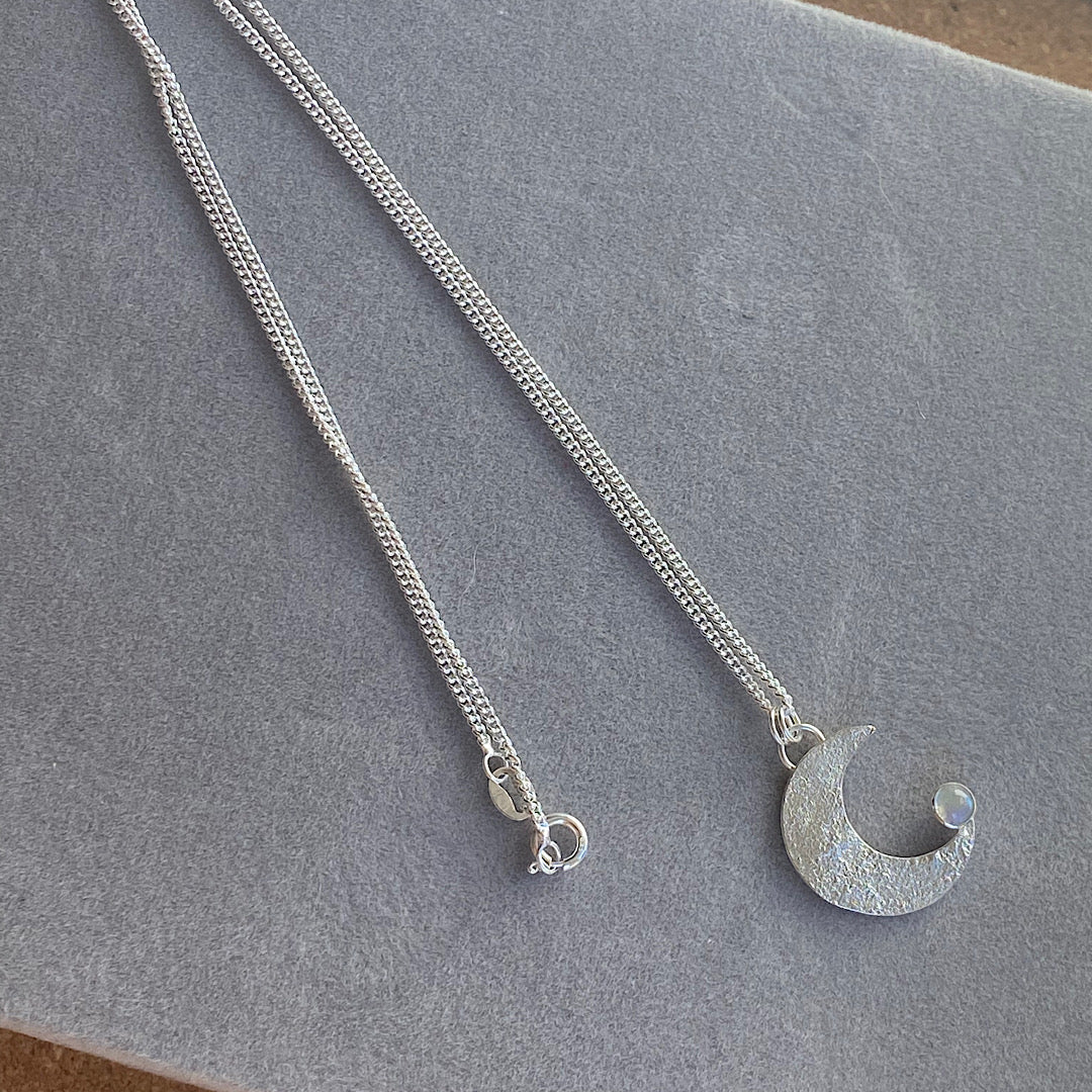 Luna Man on the Moon Necklace NM47