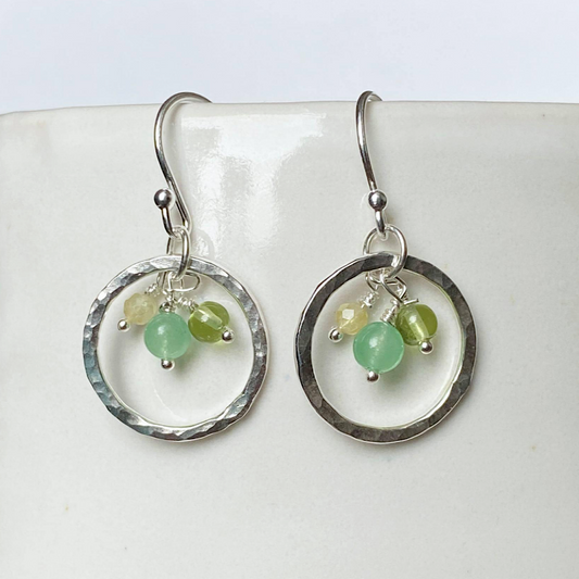 Feeling green drop earrings NM47