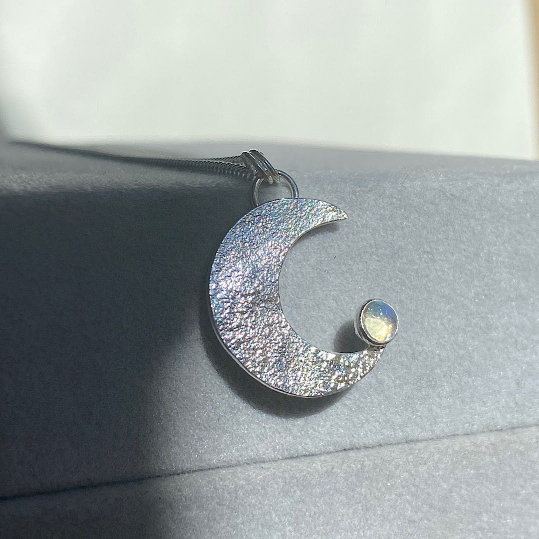 Luna Man on the Moon Necklace NM47
