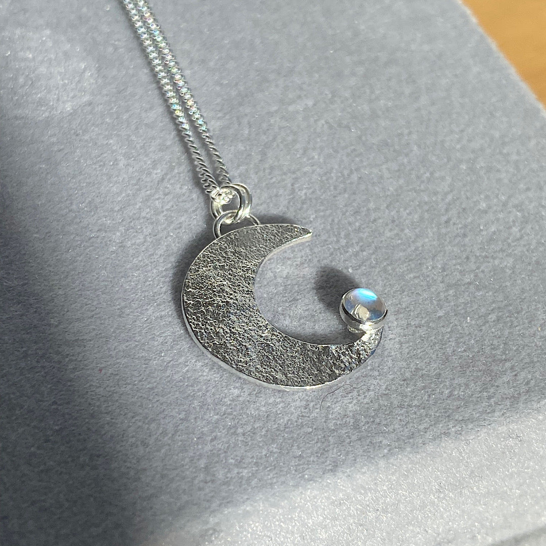 Luna Man on the Moon Necklace NM47